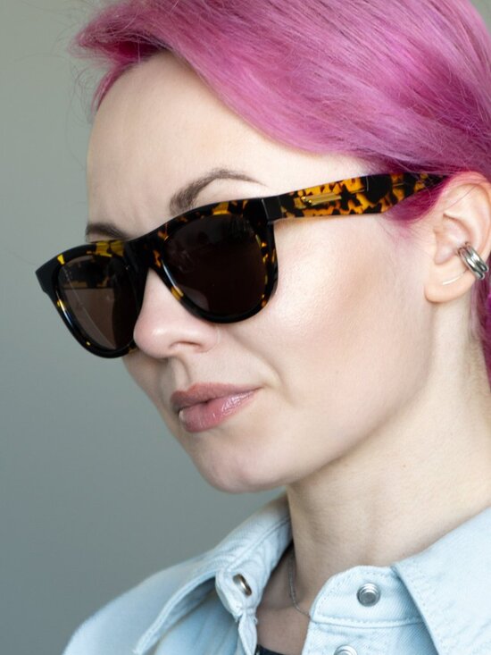 Bottega Veneta Women Sunglasses Havana Brown Square BV1001S 002 BRAND NEW main image 9